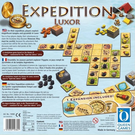 Expédition Luxor - Jeu de société - Queen Games