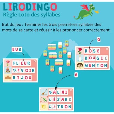 Mirodingo Syllabes et Mots - Jeu Pédagogique - Aritma