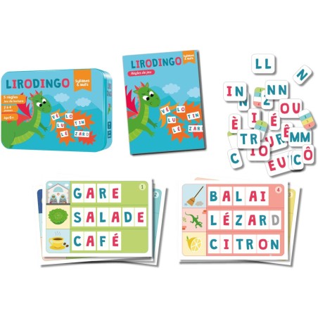 Mirodingo Syllabes et Mots - Jeu Pédagogique - Aritma