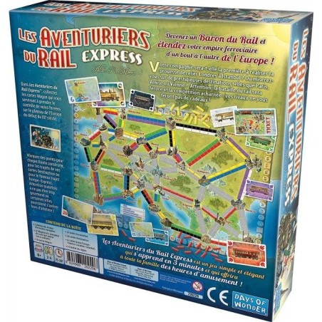 Les Aventuriers du Rail - Express - Jeu de société - Days of Wonder