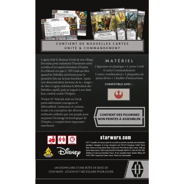 Star Wars: Légion - Extension Commandant: Logray & Wicket - Jeux de figurines - Atomic Mass Games