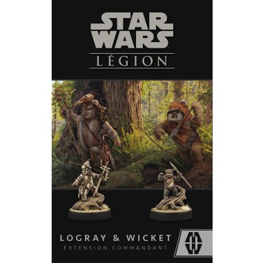 Star Wars: Légion - Extension Commandant: Logray & Wicket - Jeux de figurines - Atomic Mass Games
