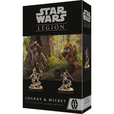 Star Wars: Légion - Extension Commandant: Logray & Wicket - Jeux de figurines - Atomic Mass Games
