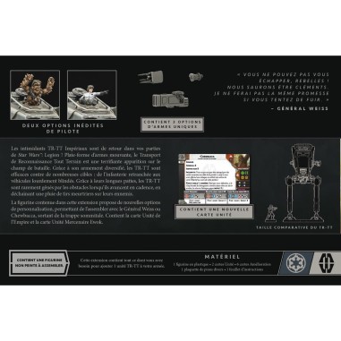 Star Wars : Légion - Marcheur Tr- Extension d'Unité - Jeux de Figurines - Atomic Mass Games