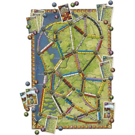 Les Aventuriers du Rail - Pays bas - Jeu de société - Days of Wonder
