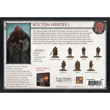 Le Trône de Fer: le Jeu de Figurines - Héros Bolton 1 - Jeux de figurines - Cmon