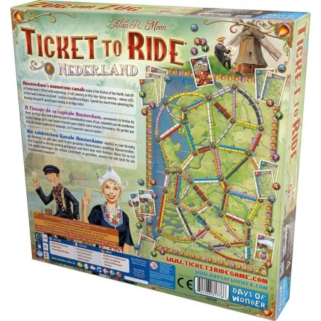 Les Aventuriers du Rail - Pays bas - Jeu de société - Days of Wonder