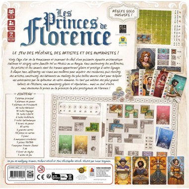 Les Princes de Florence - Don't Panic Games - Jeux de société - Don t Panic Games