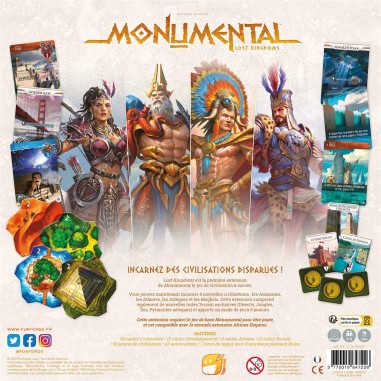 Monumental : Lost Kingdoms - Extension - Jeux de société - Funforge