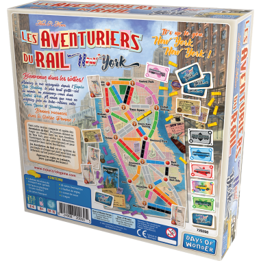 Les Aventuriers du Rail - New York - Jeu de société - Days of Wonder