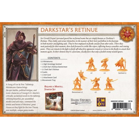 Le Trône de Fer : le Jeu de Figurines - Escorte de Sombre Astre - Cmon Le Trône de Fer : le Jeu de Figurines - Escorte de Sombre Astre - Cmon