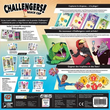 Challengers Beach Cup - Jeu de Société - Jeu de Cartes - Z-man Games