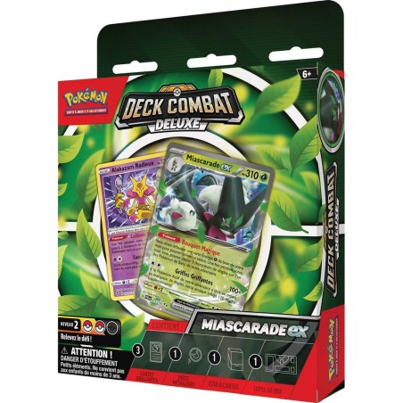 Pokémon : Deck de Combat Deluxe Miascarade Ex - Asmodée