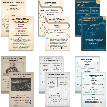 Hegemony - Evènements Historiques - Don't Panic Games - Jeux de société - Don t Panic Games