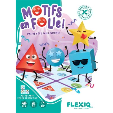 Motifs en Folie ! - Jeu de Société - Jeu pour Enfants - Flexiq