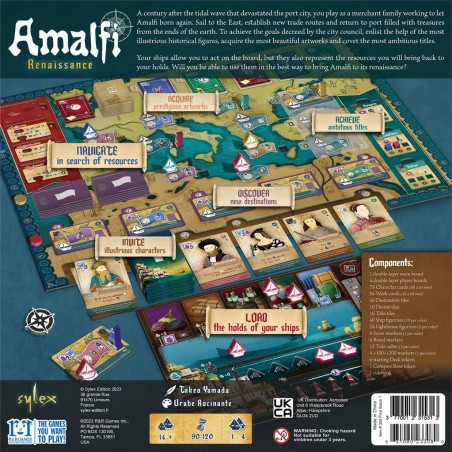 Amalfi : Renaissance - Jeu de Société - Jeu de Plateau - Sylex Edition