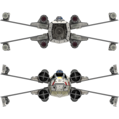 4D Build Chasseur X-Wing - Spin Master 2