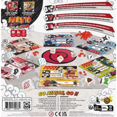 Naruto Ninja Arena : Bundle Jeu + Genin Pack - Jeu de société - Esprit jeu.com - Don t Panic Games