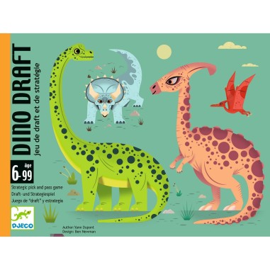 Dino Draft jeu de cartes pour les enfants - Djeco