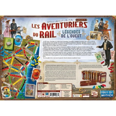 Les Aventuriers du Rail Legacy : Légendes de l'Ouest - Days of Wonder