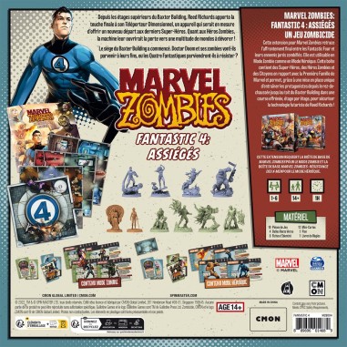 Les 4 Fantastiques : Assiégés - Marvel Zombies - Jeu de Société - Cmon