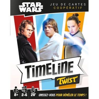 Timeline Twist : Star Wars - 100 cartes - Jeux de société - Asmodée