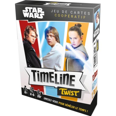 Timeline Twist : Star Wars - 100 cartes - Jeux de société - Asmodée