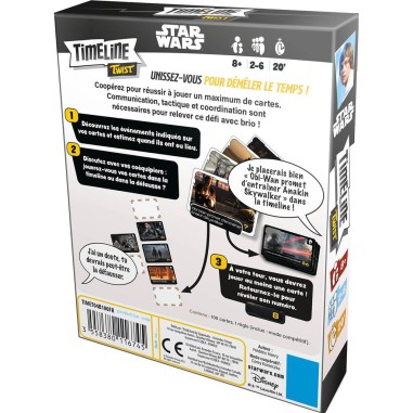 Timeline Twist : Star Wars - 100 cartes - Jeux de société - Asmodée