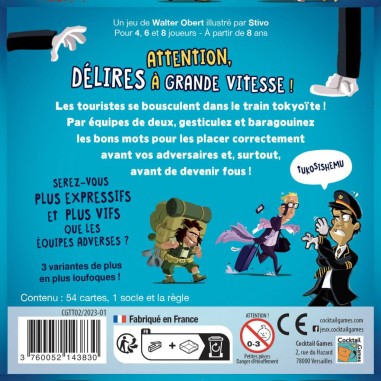 Tokyo Train - Jeu de société - Cocktail Games