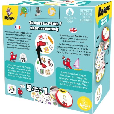 Dobble Jeux Olympiques de Paris 2024 - Jeux de société - Asmodée