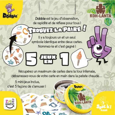 Dobble Koh-Lanta - Jeux de société - Asmodée