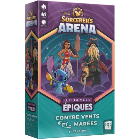 Disney Sorcerer's Arena: Alliances Epiques - Contre Vents et Marées - Jeux de société - USAopoly