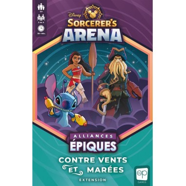 Disney Sorcerer's Arena: Alliances Epiques - Contre Vents et Marées - Jeux de société - USAopoly