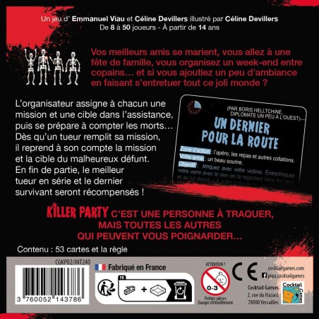 Killer Party - Jeux de société - Cocktail Games