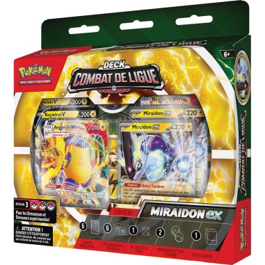 Pokemon Deck Combat Ligue : Miraidon et Regieleki Ex - Pokémon