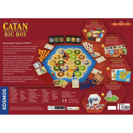 Catan - Big Box - Jeu de société - Edge - Kosmos