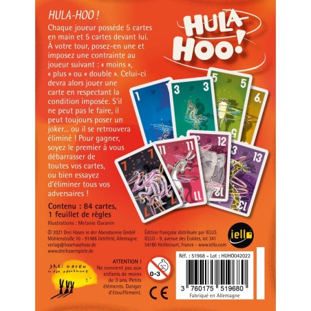 Hula-Hoo! - Drei Hasen in der Abendsonne - Jeux de société - Iello
