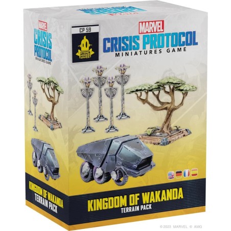 Marvel Crisis Protocol : Kingdom Wakanda - Terrain Pack - Jeux de société - Atomic Mass Games