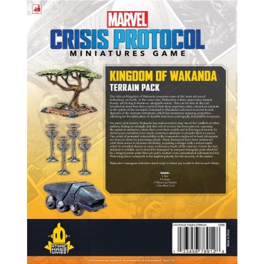 Marvel Crisis Protocol : Kingdom Wakanda - Terrain Pack - Jeux de société - Atomic Mass Games