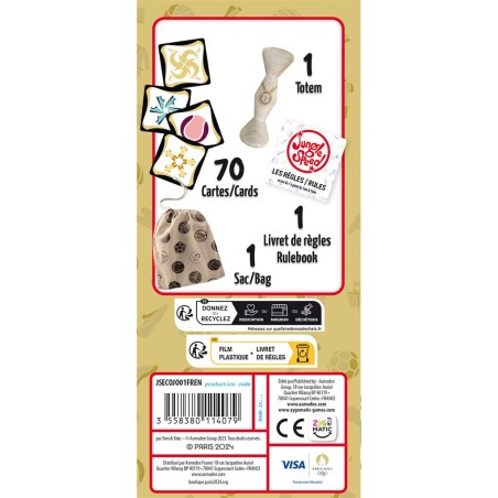 Jungle Speed Eco: Jeux Olympiques Paris 2024 - Zygomatic - Jeux de société - Asmodée