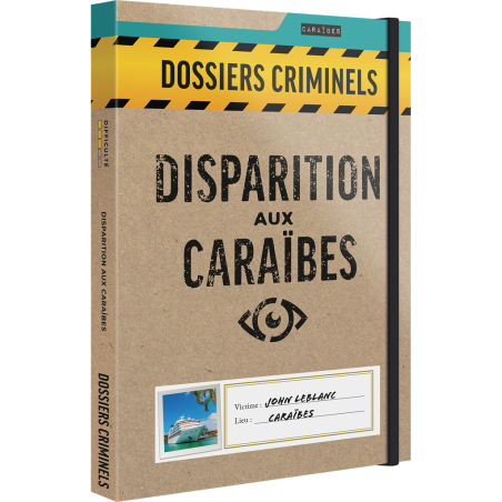 Dossiers Criminels : Disparition aux Caraïbes - Jeu d'enquête - Platonia Games