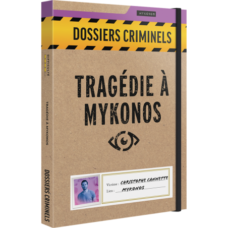 Dossiers Criminels : Tragédie à Mykonos - Jeu d'enquête - Platonia Games