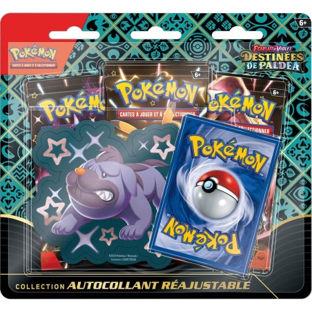 Tripack autocollant Toutombe EV4.5 - Pokémon