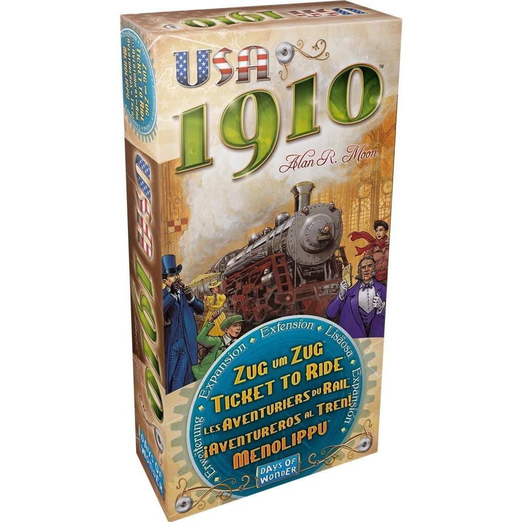 Les Aventuriers du Rail Usa : 1910 Extension Days of Wonder