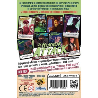 Ze Horror Attack - Jeu de Cartes - Don t Panic Games