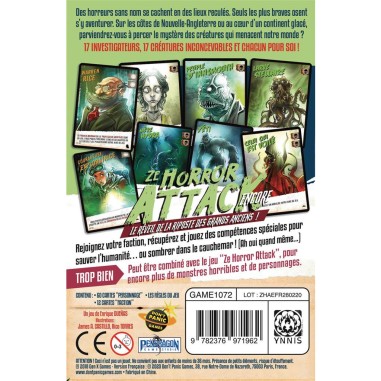 Ze Horror Attack Encore - Jeu de Cartes - Don t Panic Games