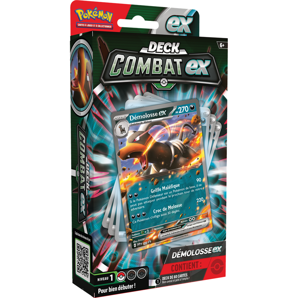 Jcc Deck Combat Melmetal Ex ou Démolosse Ex 1 deck aleatorie Pokémon