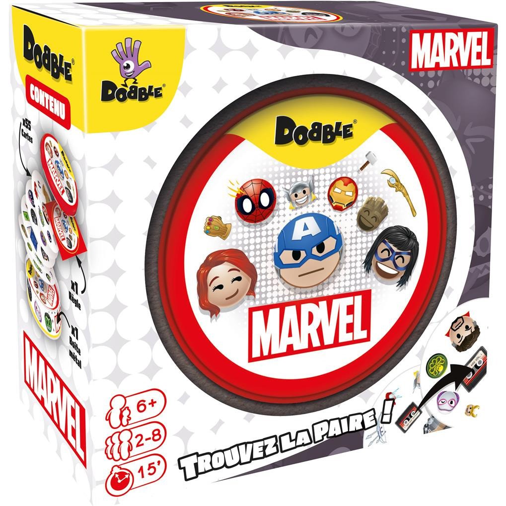 Dobble : Marvel Emoji Eco Sleeve Zygomatic (asmodee)