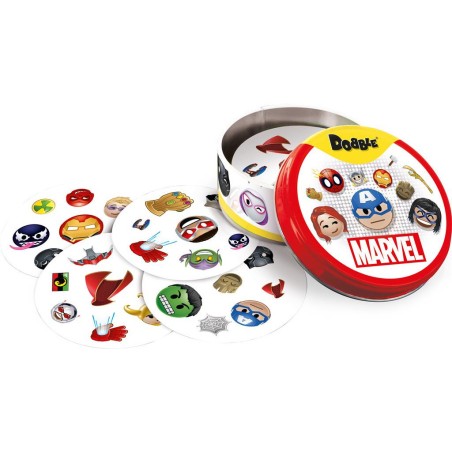 Dobble : Marvel Emoji - Eco Sleeve - Un jeu Asmodee - Asmodée