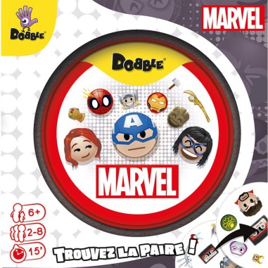 Dobble : Marvel Emoji - Eco Sleeve - Un jeu Asmodee - Asmodée